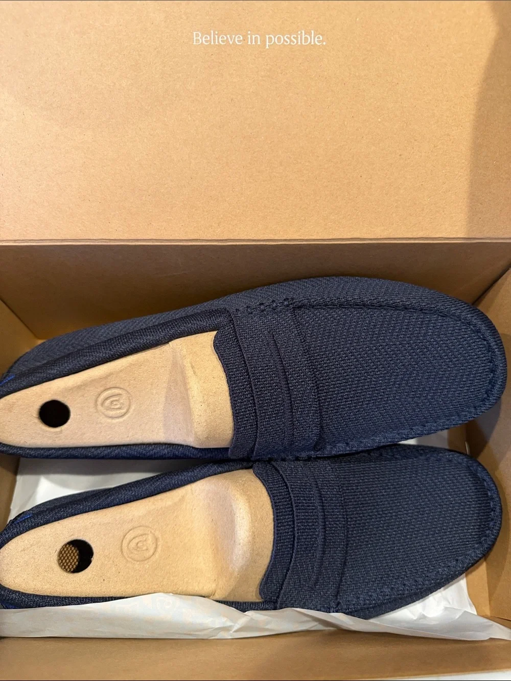 New in box!!! Rothy's Navy Herringbone Driving Loafer - US 11 (MENS)